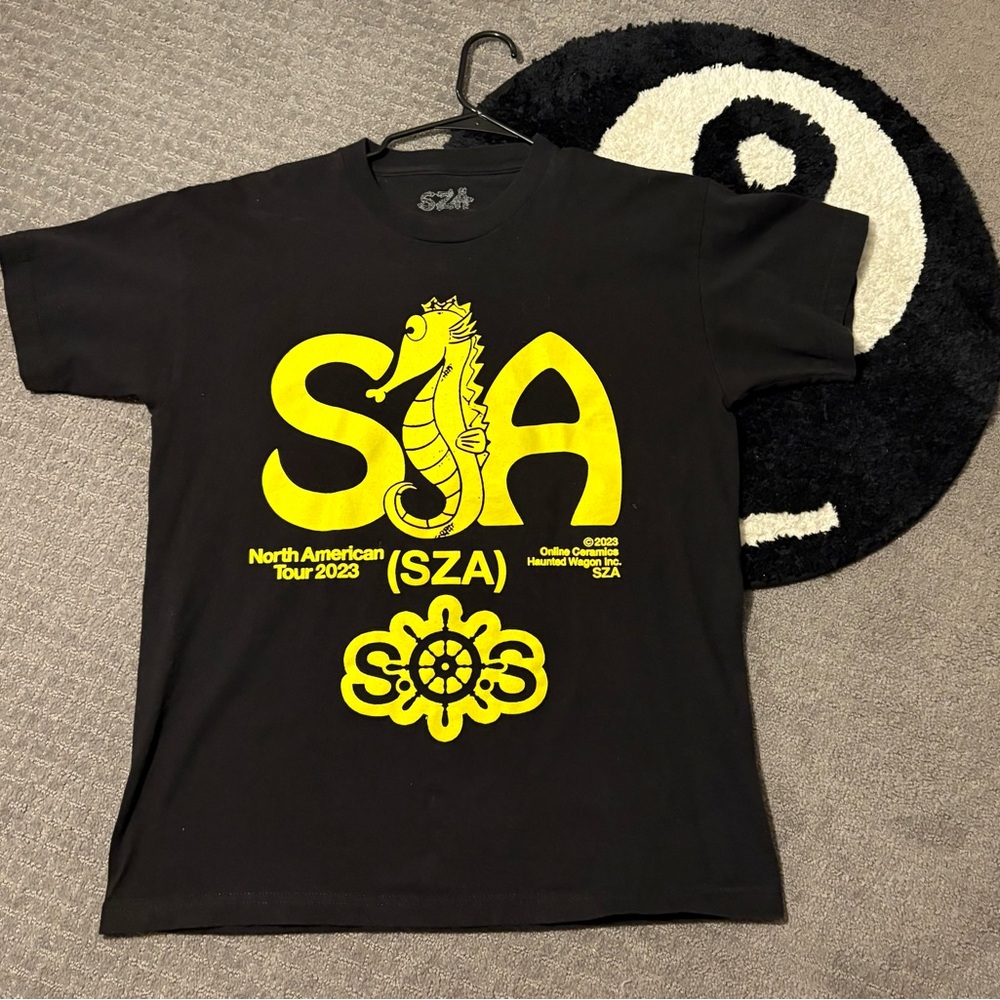 Black SZA Tour T-Shirt